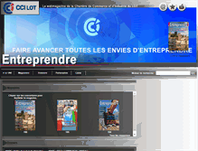 Tablet Screenshot of lot-cci-magazine.fr